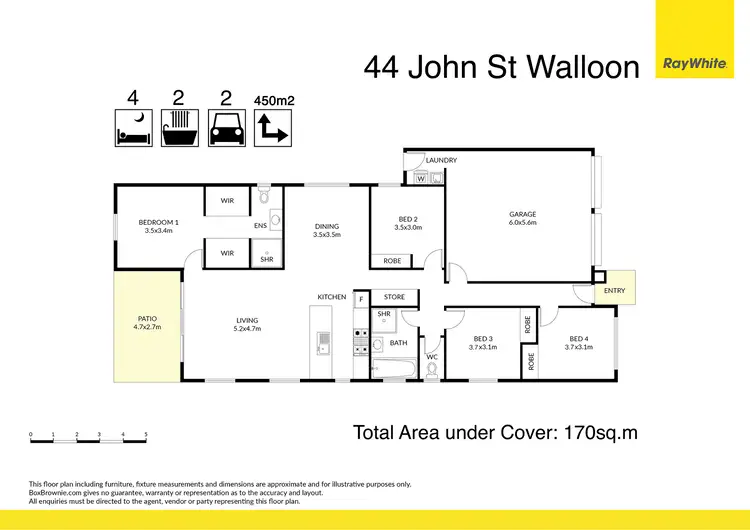 Floorplan of Homely house listing, 44 John Street, Walloon QLD 4306