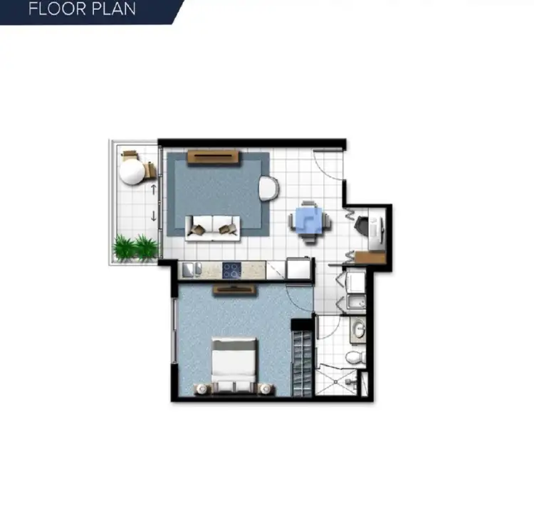 Floorplan of Homely apartment listing, 4812/5 Harbour Side Court, Biggera Waters QLD 4216