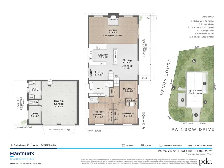 Floorplan of Homely house listing, 9 Rainbow Drive, Mudgeeraba QLD 4213