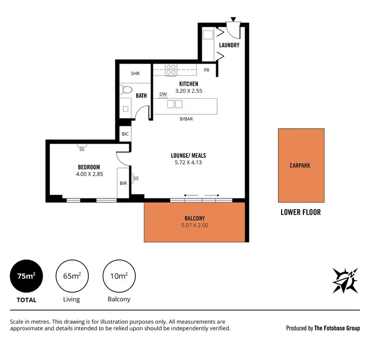 Floorplan of Homely apartment listing, 103/293 Fullarton Road, Parkside SA 5063