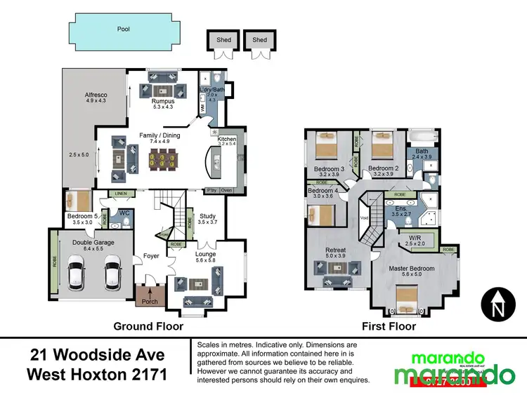 Floorplan of Homely house listing, 21 Woodside Avenue, West Hoxton NSW 2171