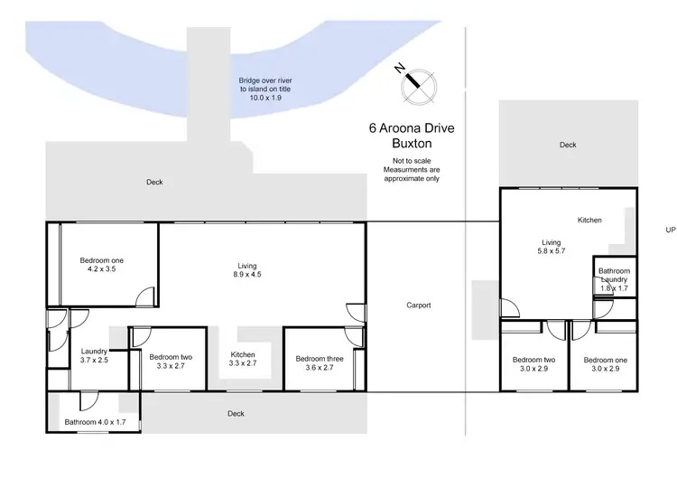 Floorplan of Homely house listing, 6 Aroona Drive, Buxton VIC 3711