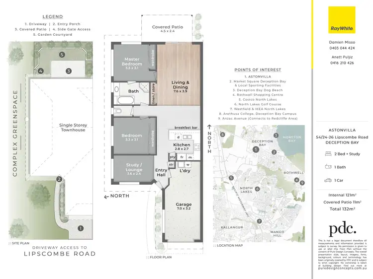 Floorplan of Homely townhouse listing, 54/24-26 Lipscombe Road, Deception Bay QLD 4508