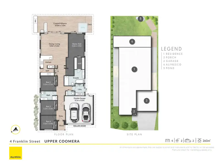 Floorplan of Homely house listing, 4 Franklin Street, Upper Coomera QLD 4209