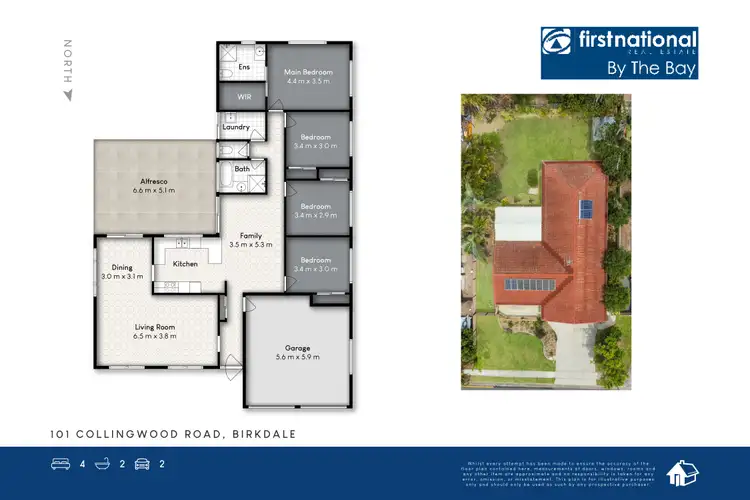 Floorplan of Homely house listing, 101 Collingwood Road, Birkdale QLD 4159