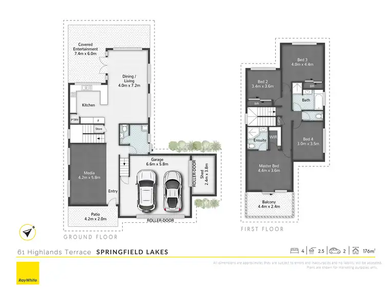 Floorplan of Homely house listing, 61 Highlands Terrace, Springfield Lakes QLD 4300
