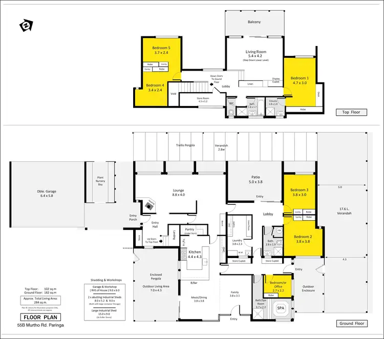 Floorplan of Homely house listing, 55b Murtho Road, Paringa SA 5340