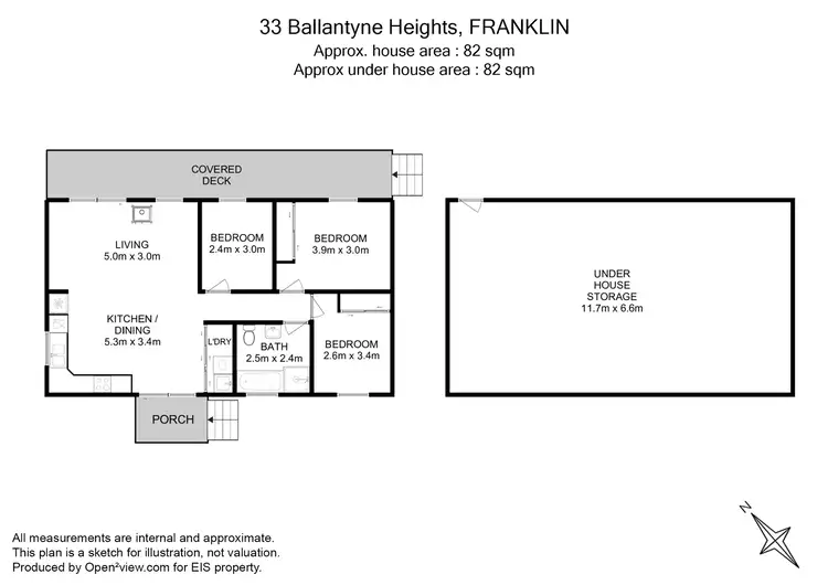 Floorplan of Homely house listing, 33 Ballantyne Heights, Franklin TAS 7113