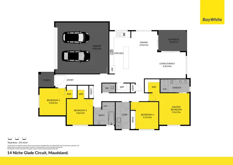 Floorplan of Homely house listing, 14 Niche Glade Circuit, Maudsland QLD 4210