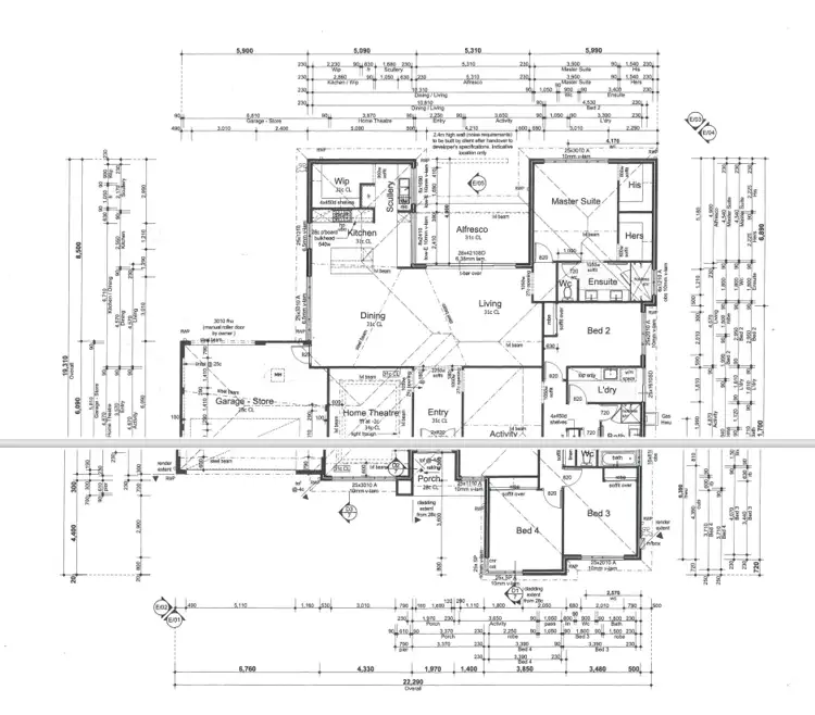 Floorplan of Homely house listing, 17 Endell Way, Caversham WA 6055