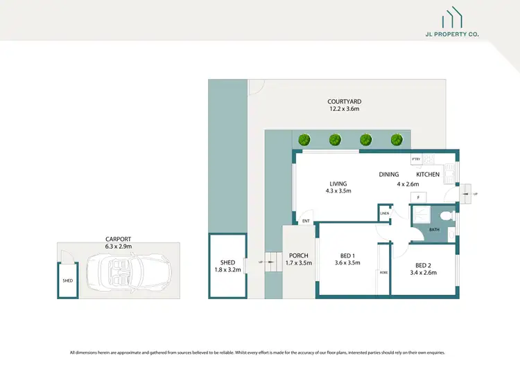 Floorplan of Homely villa listing, 1/9 Farnell Road, Woy Woy NSW 2256