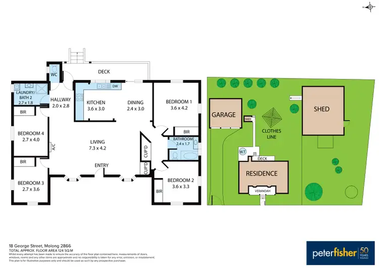 Floorplan of Homely house listing, 18 George Street, Molong NSW 2866
