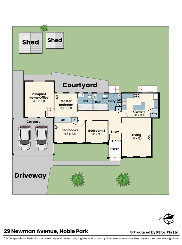 Floorplan of Homely house listing, 29 Newman Avenue, Noble Park VIC 3174