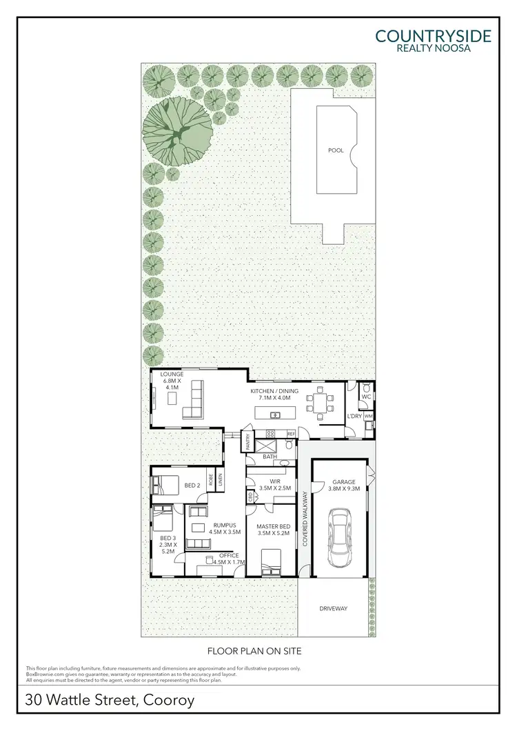 Floorplan of Homely house listing, 30 Wattle Street, Cooroy QLD 4563