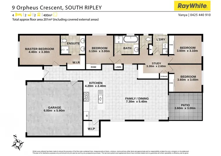 Floorplan of Homely house listing, 9 Orpheus Crescent, South Ripley QLD 4306