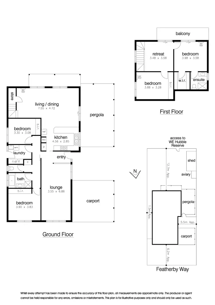 Floorplan of Homely house listing, 10 Featherby Way, Altona Meadows VIC 3028