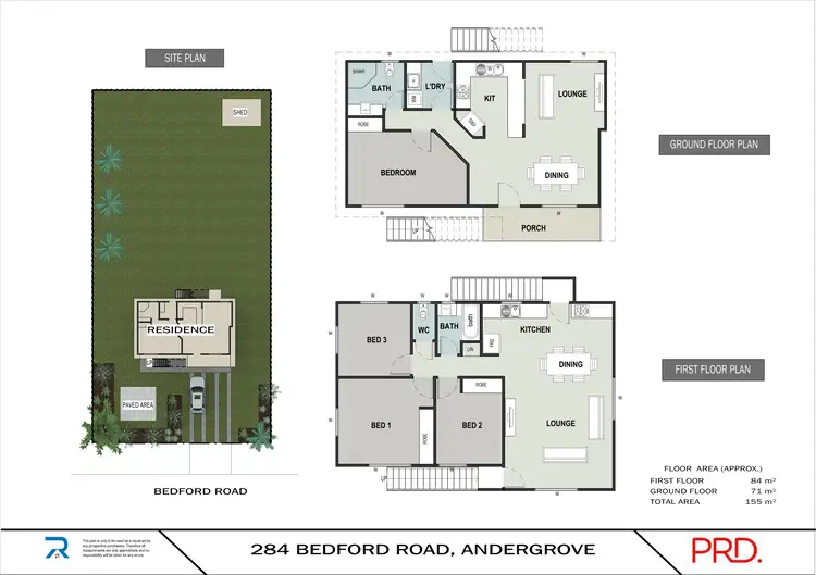 Floorplan of Homely house listing, 284 Bedford Road, Andergrove QLD 4740