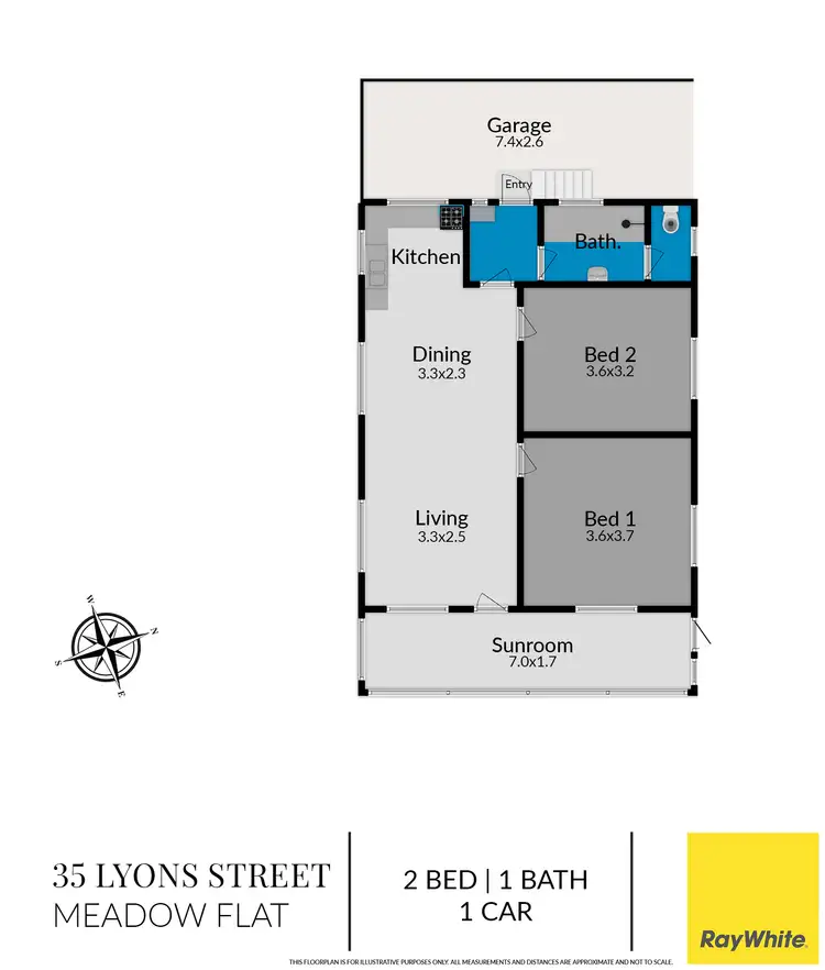 Floorplan of Homely house listing, 35 Lyons Street, Meadow Flat NSW 2795