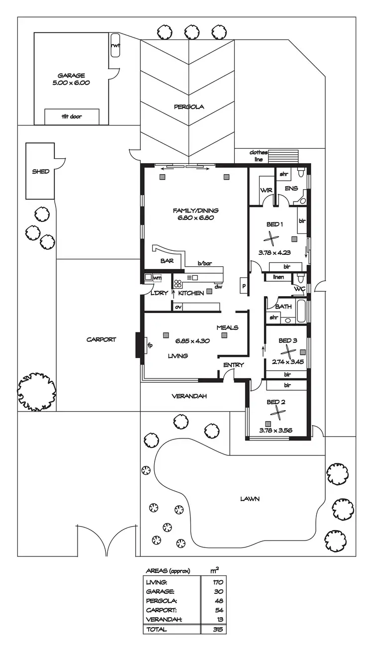 Floorplan of Homely house listing, 6 Gulfview Parade, Valley View SA 5093