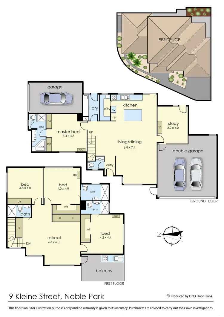 Floorplan of Homely house listing, 9 Kleine Street, Noble Park VIC 3174