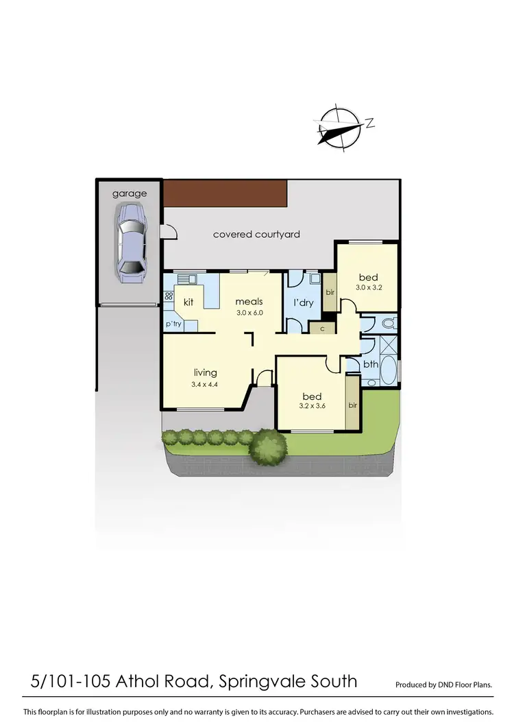 Floorplan of Homely unit listing, 5/101 Athol Road, Springvale South VIC 3172