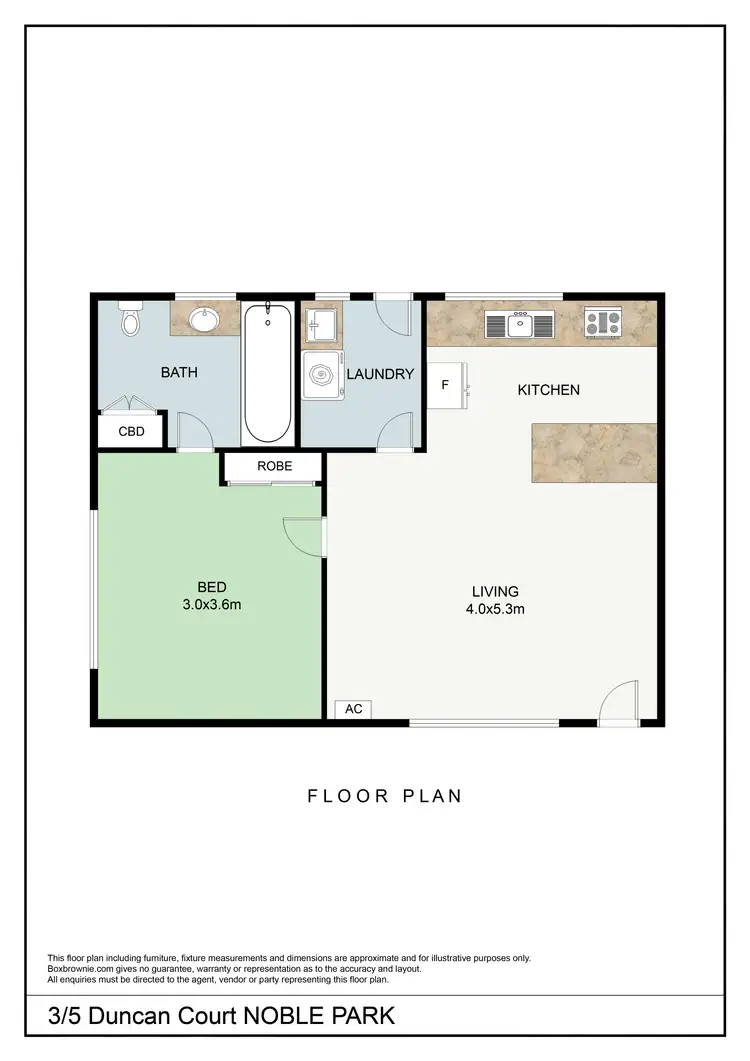 Floorplan of Homely unit listing, 3/5 Duncan Court, Noble Park VIC 3174
