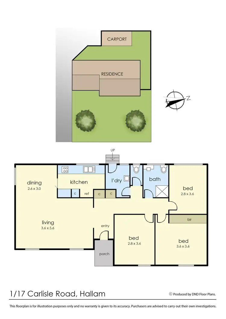 Floorplan of Homely house listing, 17 Carlisle Road, Hallam VIC 3803