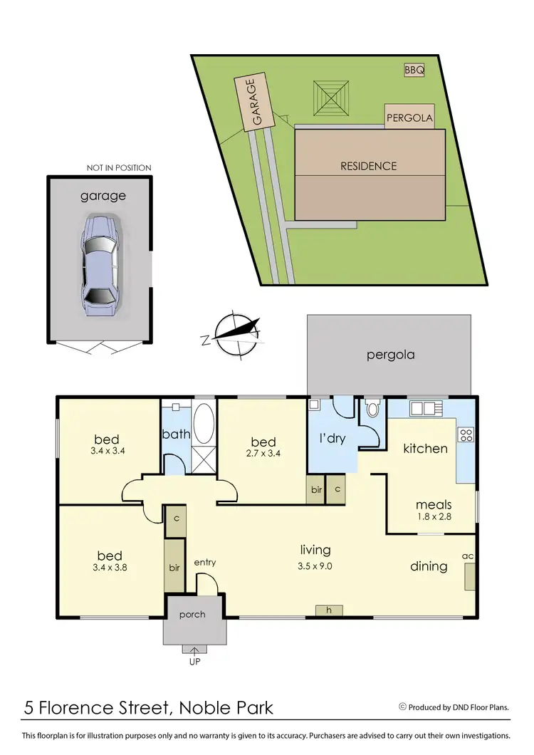 Floorplan of Homely house listing, 5 Florence Street, Noble Park VIC 3174