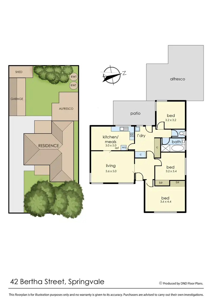 Floorplan of Homely house listing, 42 Bertha Street, Springvale VIC 3171