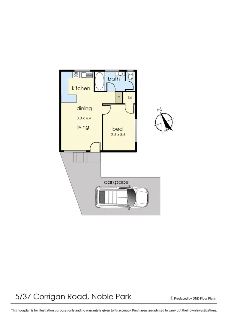 Floorplan of Homely unit listing, 5/37 Corrigan Road, Noble Park VIC 3174