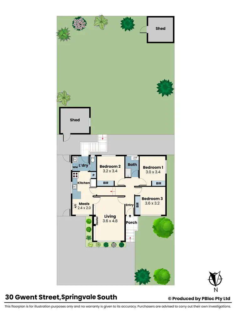 Floorplan of Homely house listing, 30 Gwent Street, Springvale South VIC 3172