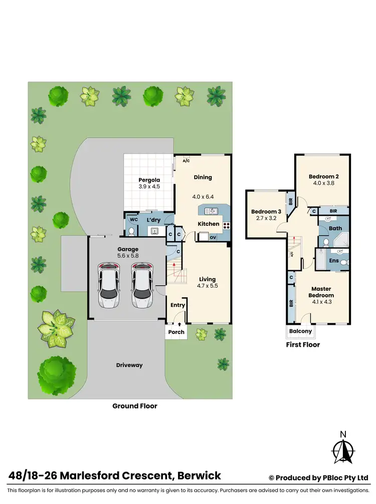 Floorplan of Homely house listing, 48/18-26 Marlesford Crescent, Berwick VIC 3806