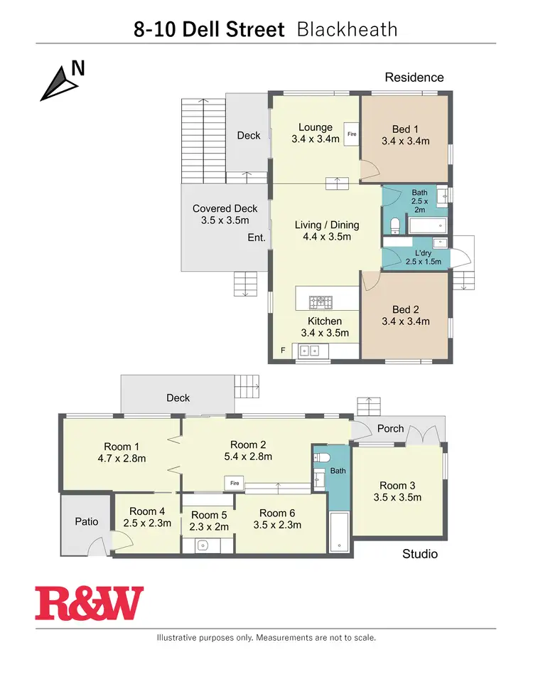 Floorplan of Homely house listing, 8-10 Dell Street, Blackheath NSW 2785