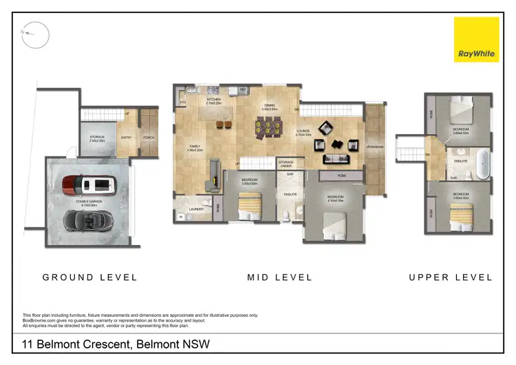 Floorplan of Homely house listing, 11 Belmont Crescent, Belmont NSW 2280