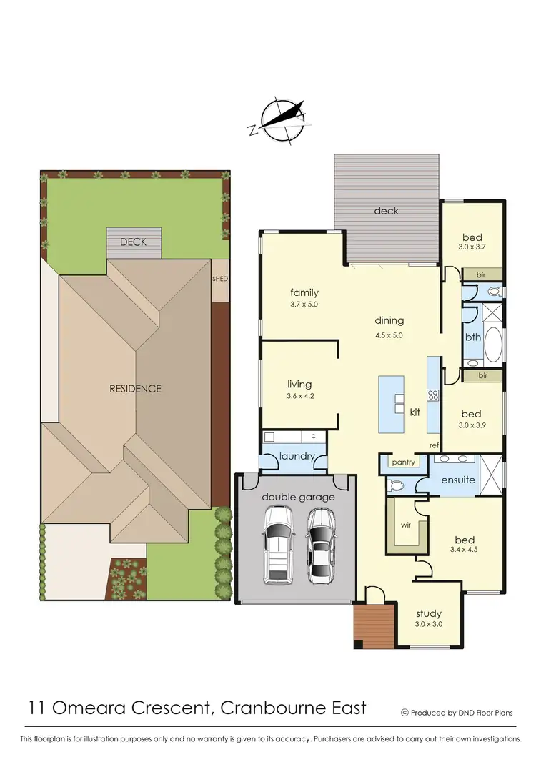 Floorplan of Homely house listing, 11 Omeara Crescent, Cranbourne East VIC 3977