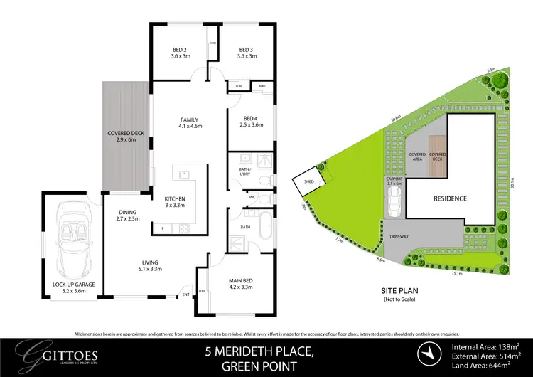 Floorplan of Homely house listing, 5 Merideth Place, Green Point NSW 2251