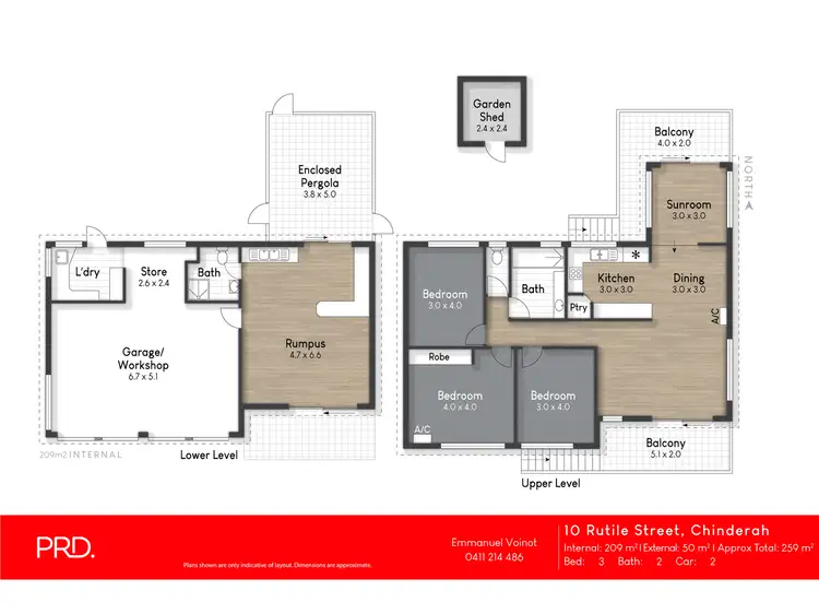 Floorplan of Homely house listing, 10 Rutile Street, Chinderah NSW 2487