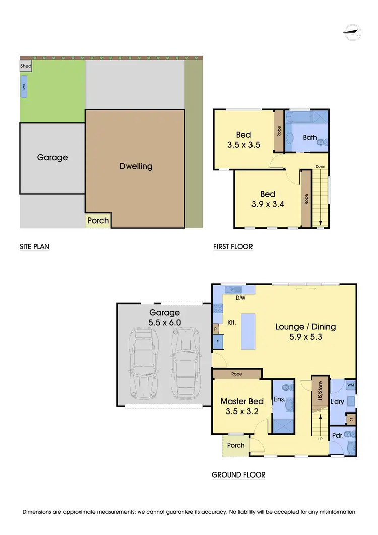 Floorplan of Homely townhouse listing, 2/47 Strathallan Road, Macleod VIC 3085