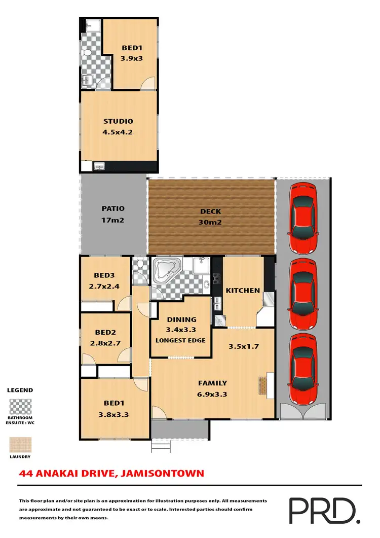 Floorplan of Homely house listing, 44 Anakai Drive, Jamisontown NSW 2750