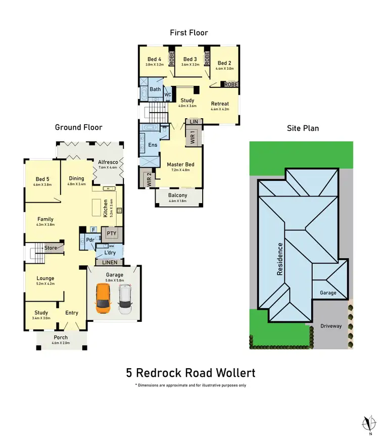 Floorplan of Homely house listing, 5 Redrock Road, Wollert VIC 3750