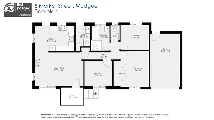 Floorplan of Homely house listing, 5 Market Street, Mudgee NSW 2850