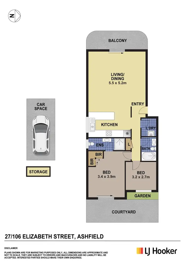 Floorplan of Homely apartment listing, 27/106-116 Elizabeth Street, Ashfield NSW 2131
