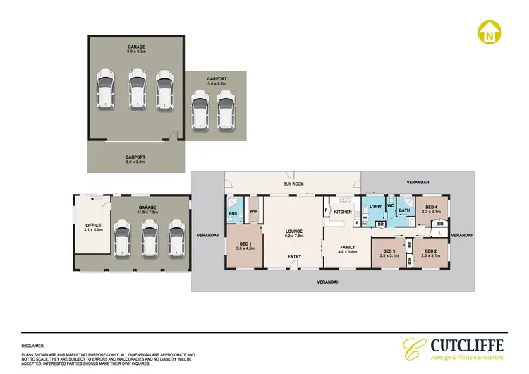 Floorplan of Homely rural property listing, 213 Seventh Avenue, Llandilo NSW 2747