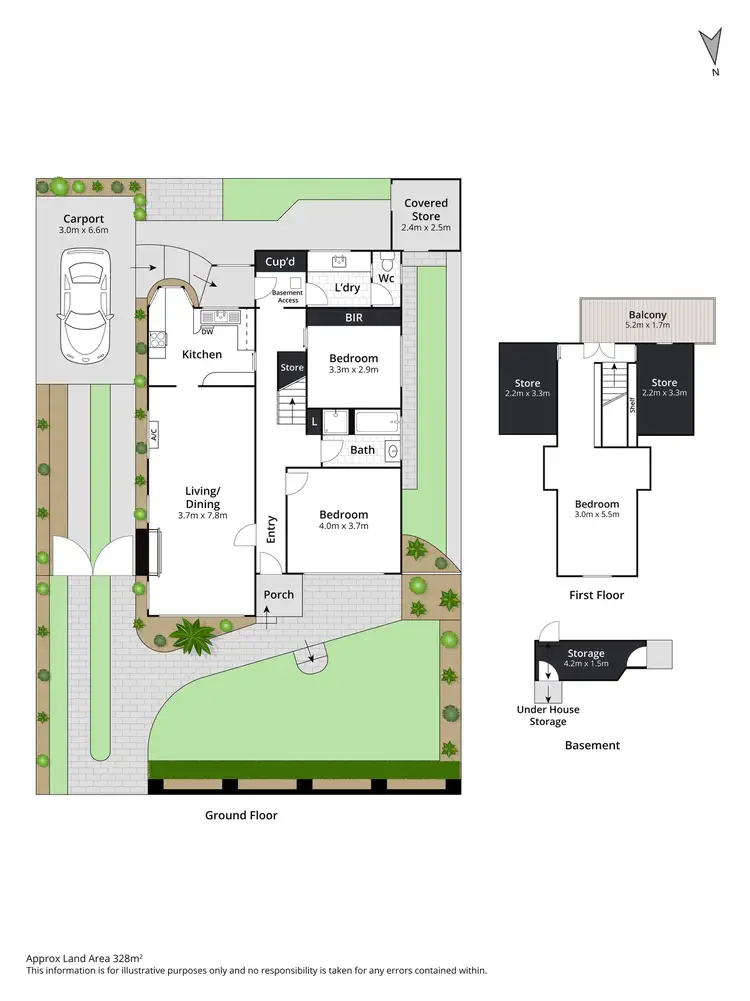 Floorplan of Homely house listing, 77 Clarke Street, Newtown VIC 3220