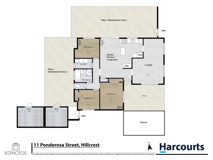 Floorplan of Homely house listing, 11 Ponderosa Street, Hillcrest QLD 4118