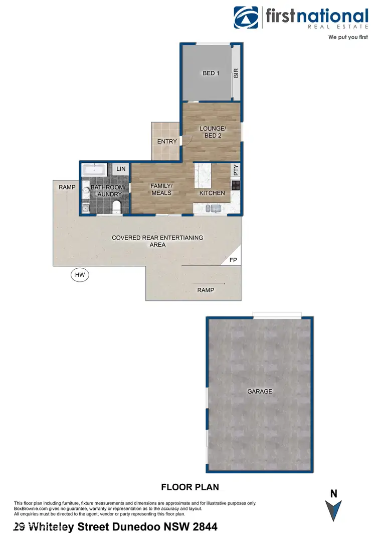 Floorplan of Homely house listing, 29 Whiteley Street, Dunedoo NSW 2844