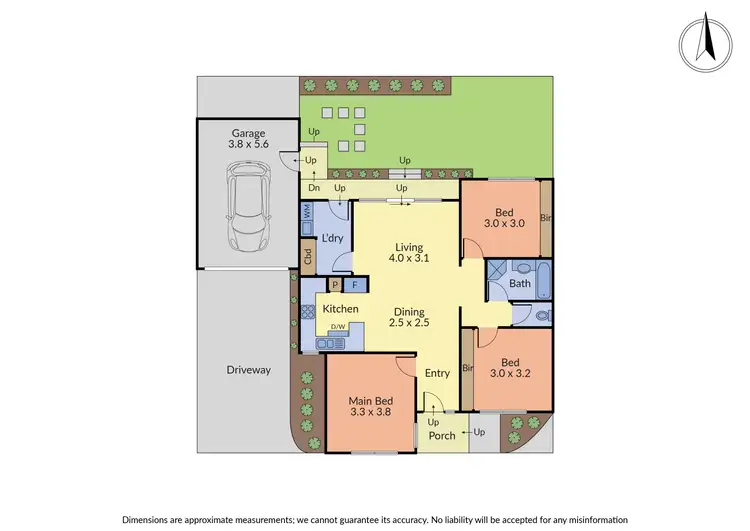 Floorplan of Homely unit listing, 2/3 Malcolm Street, Boronia VIC 3155