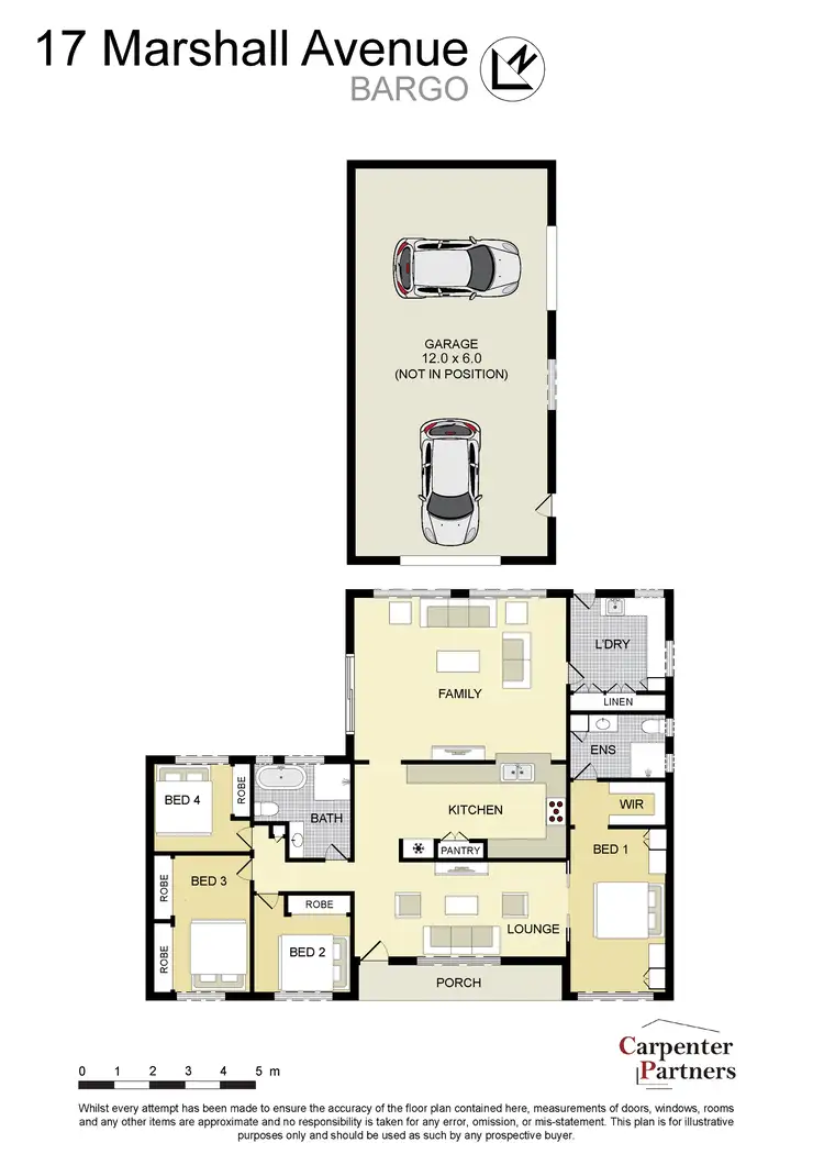 Floorplan of Homely house listing, 17 Marshall Avenue, Bargo NSW 2574