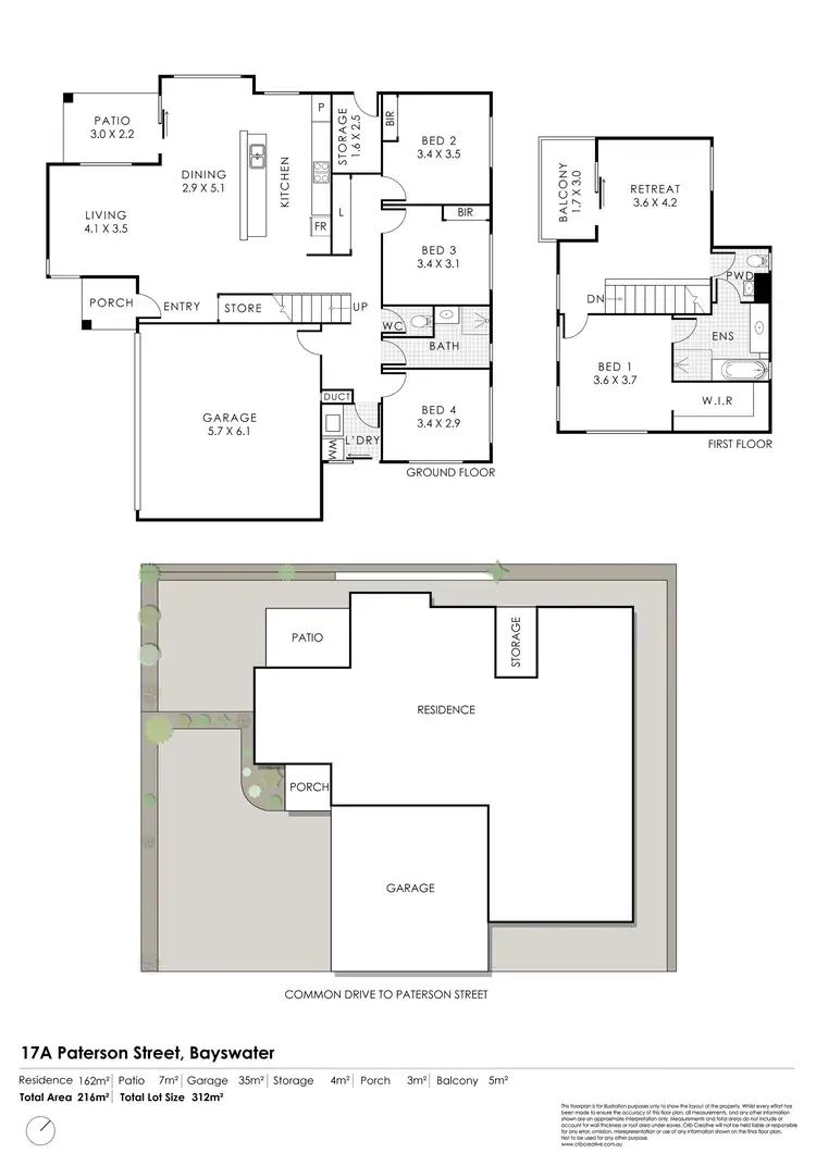 Floorplan of Homely house listing, 17A Paterson Street, Bayswater WA 6053