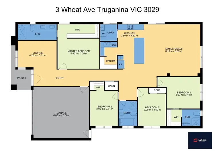 Floorplan of Homely house listing, 3 WHEAT AVENUE, Truganina VIC 3029